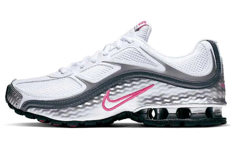 Nike Reax Run 5 White Metallic Silver Women's