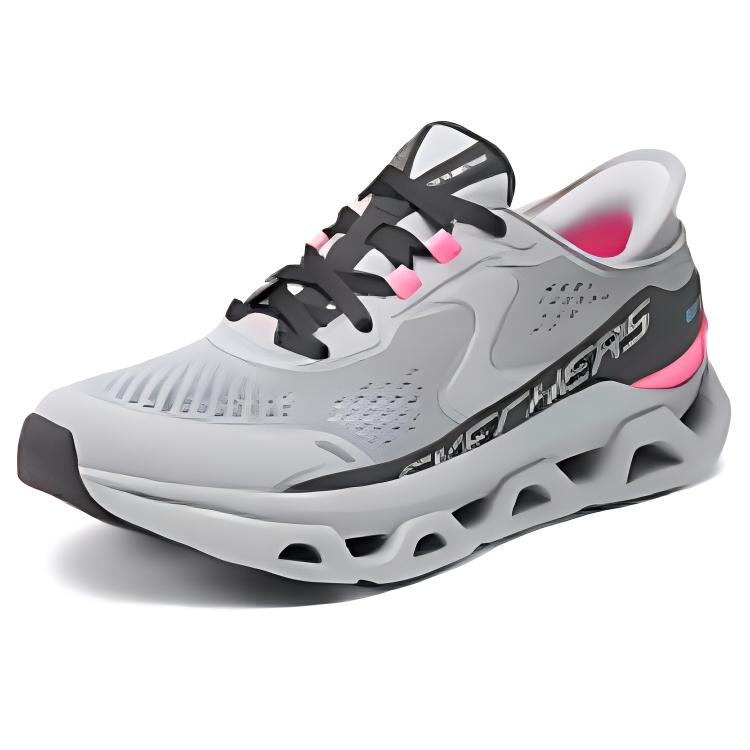 Skechers Glide Step Altus Cushioning Low top Running Shoes Women’s Gray Pink