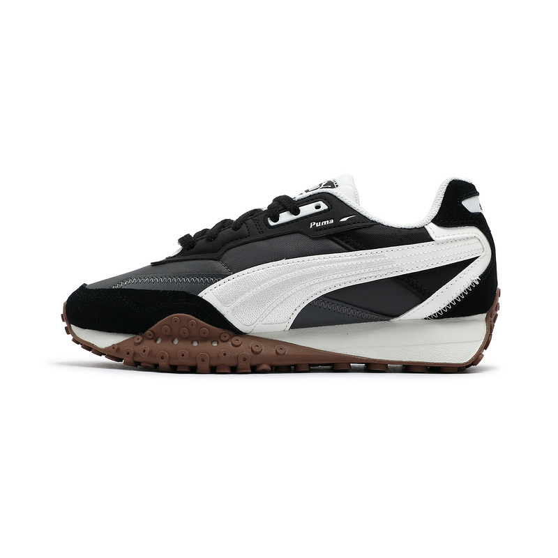PUMA Blktop Rider Textile, Split Cow Leather, Artificial Leather Abrasion Resistant Low top Casual Shoes Unisex