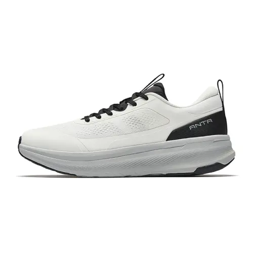 Anta Divine Journey Cushioning, Wear Resistant Low top Training Running Shoes Men's Black White