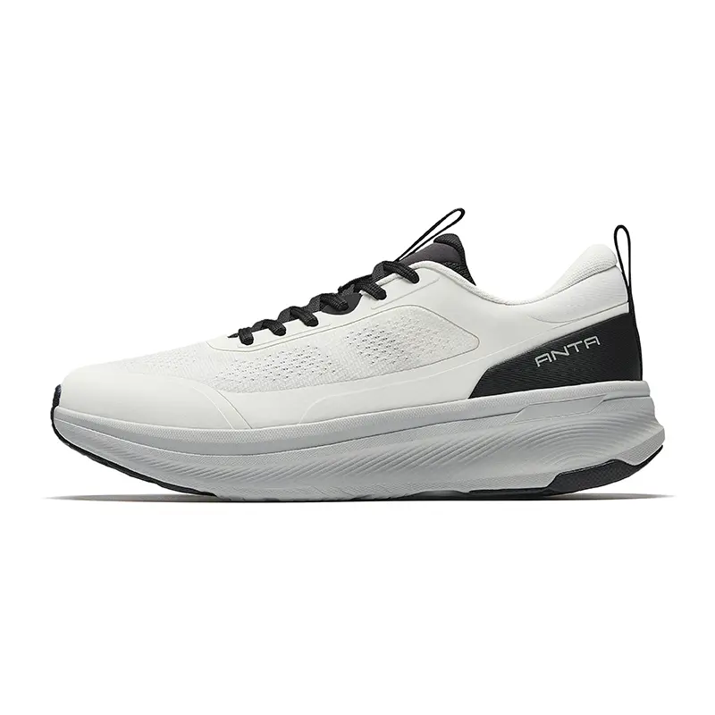 Anta Divine Journey Cushioning, Wear Resistant Low top Training Running Shoes Men's Black White