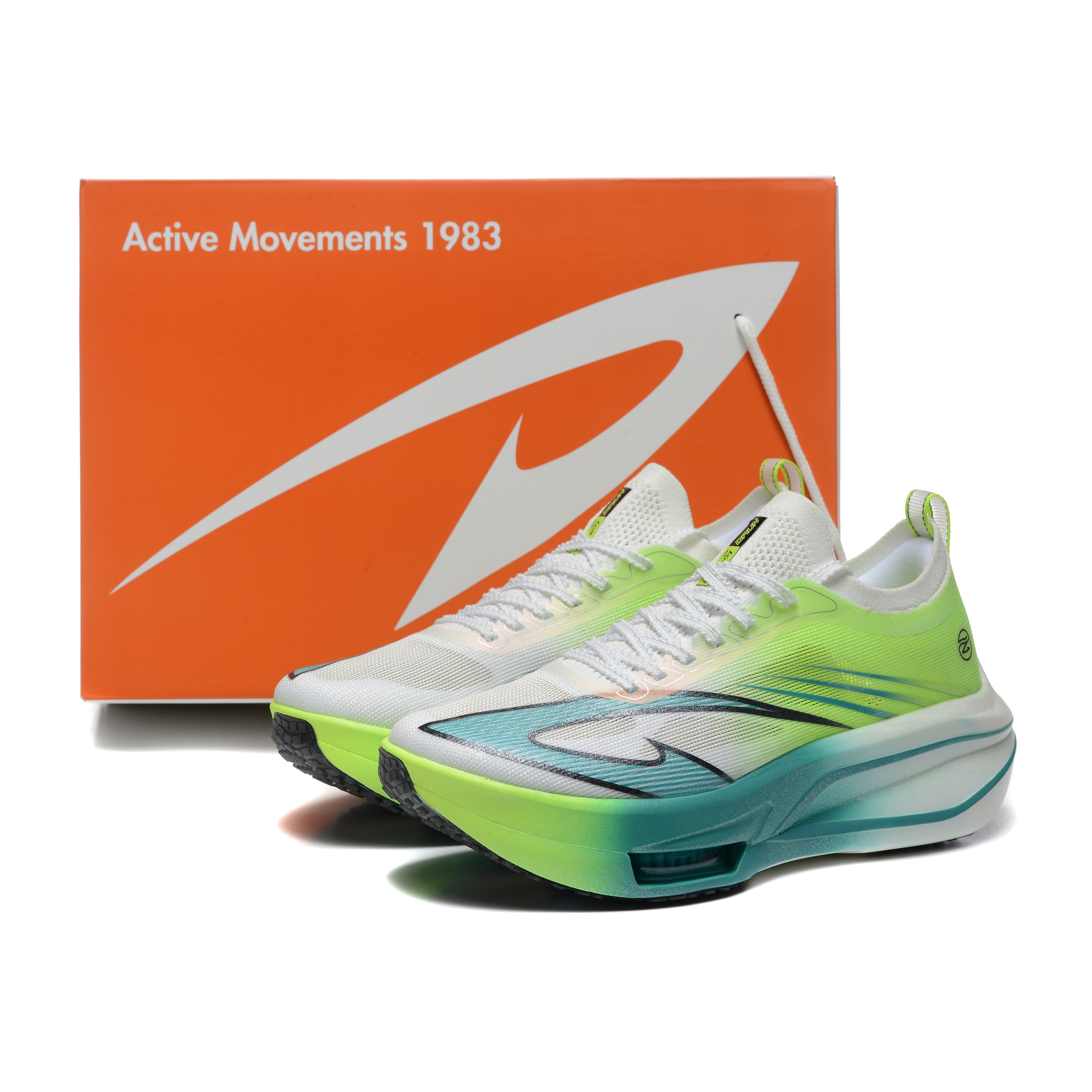 DEERWAY Running Shoes Unisex White Green