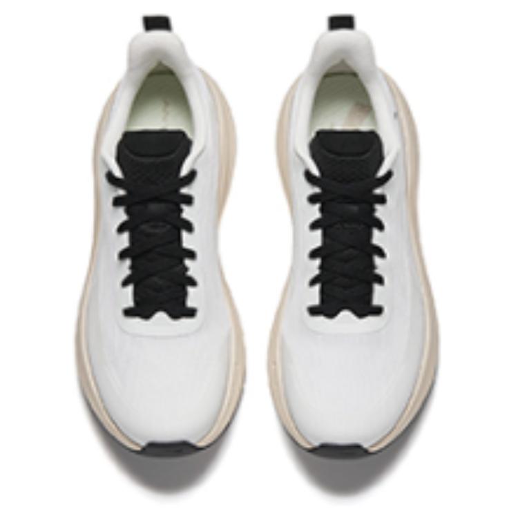 Anta Cloud Trail Slip Resistant Abrasion Resistant Low top Long Distance Running Shoes Men’s White Beige
