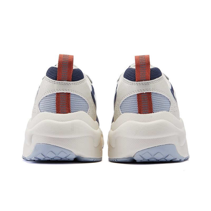 XTEP Cat Claw Low top Casual Training Racing City Commuting Running Shoes Men’s White Blue