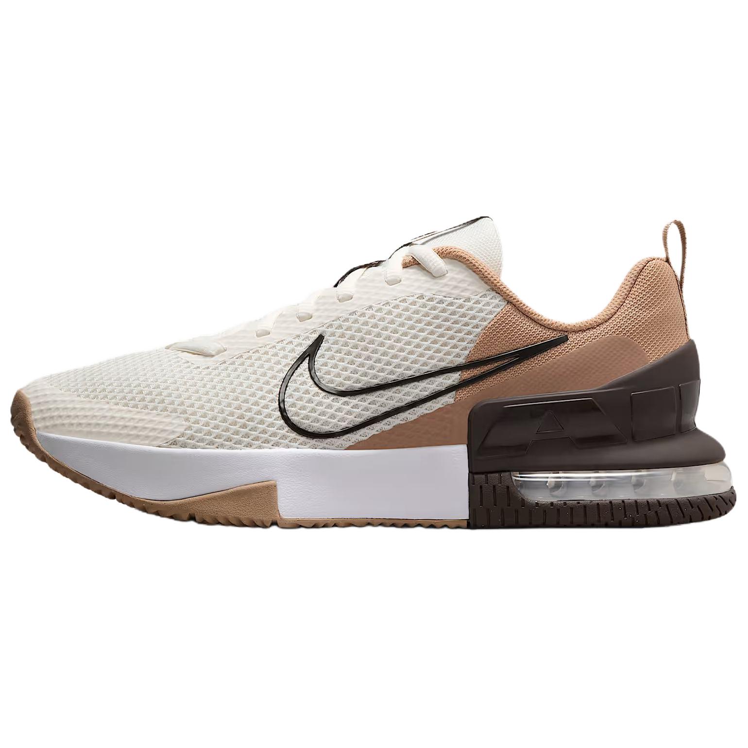 Nike Air Max Alpha Trainer 6 Abrasion Resistant Low top Running Shoes Men’s Brown White