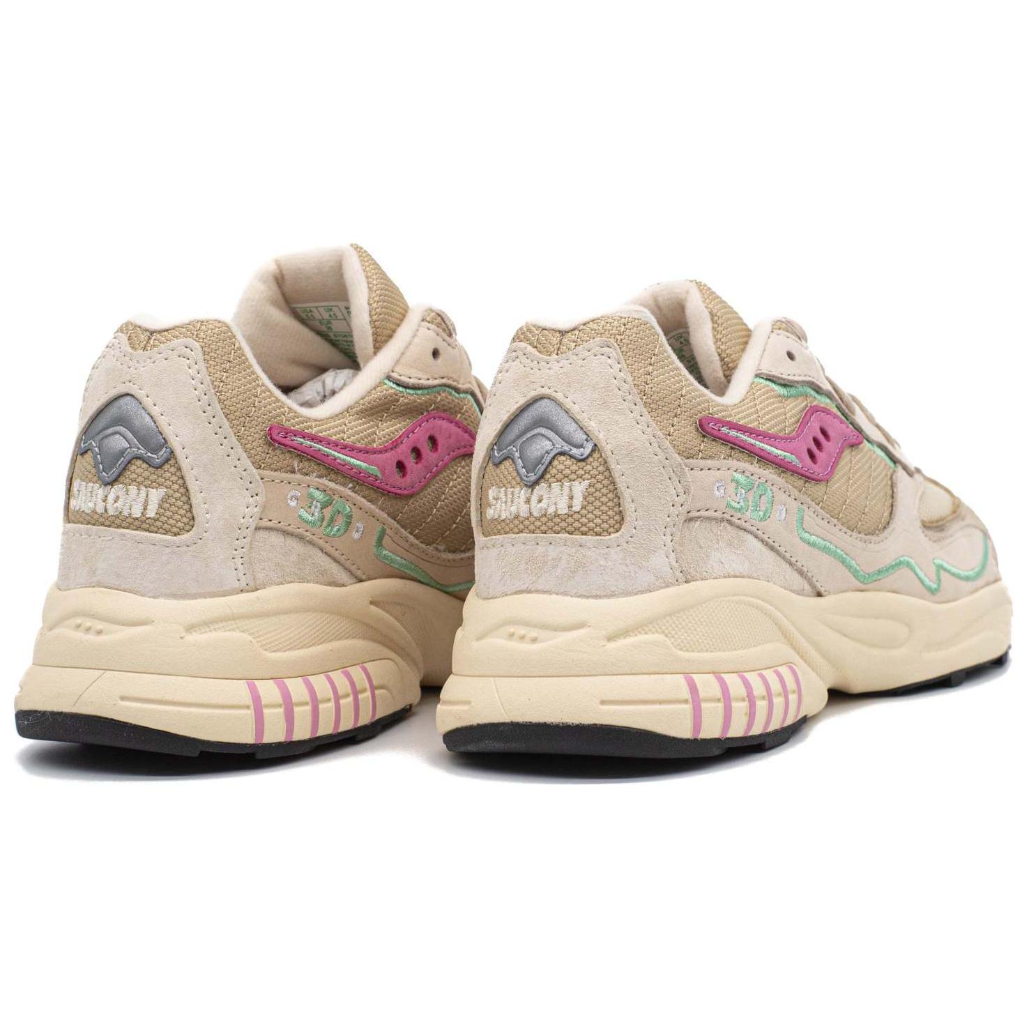 Saucony 3D Grid Hurricane Premium Cream Pink