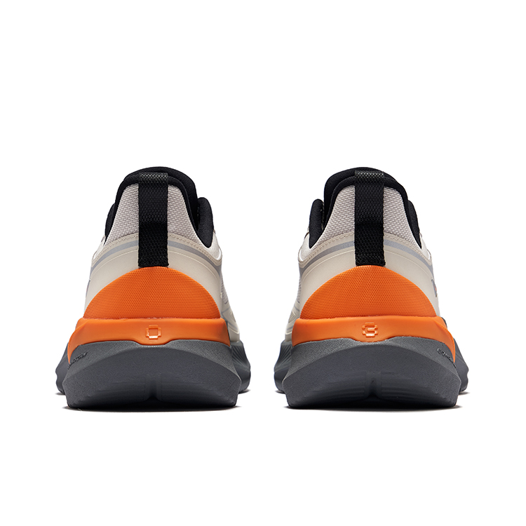 Erke Shadow 3 Cushioning Rebound Low top Training City Commuting Running Shoes Men’s Pumice Gray Grapefruit Brown