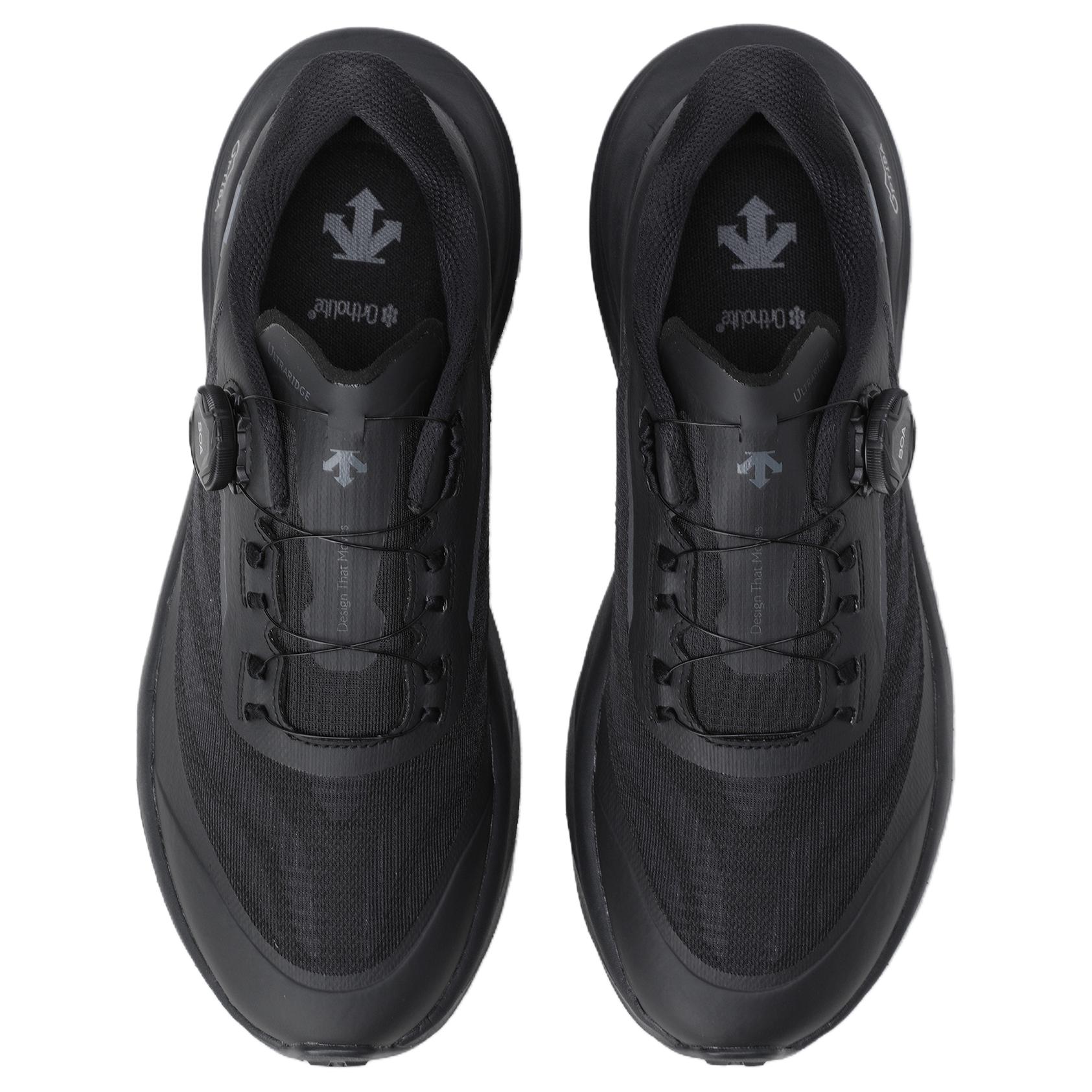 DESCENTE Ultra Ridge Casual City Commuting Running Shoes Unisex Black