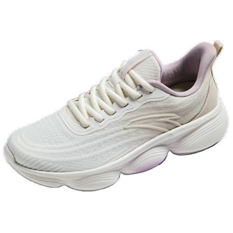 Anta Soft Column Slip Resistant Abrasion Resistant Low top Running Shoes Women’s White Gray