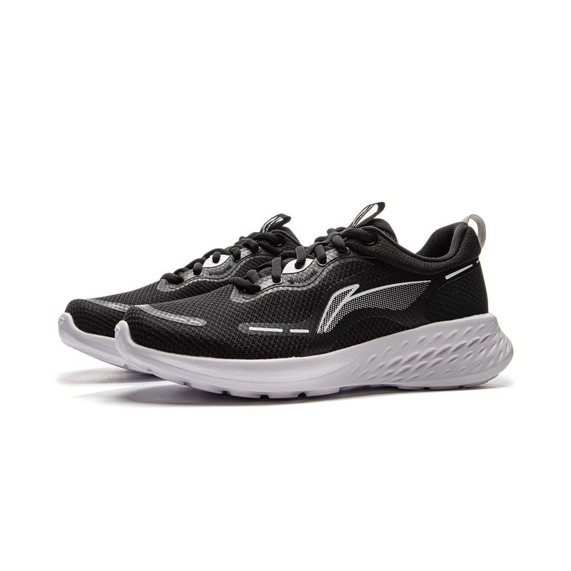 Li Ning Slip Resistant Abrasion Resistant Low top Casual Running Shoes Women’s Black