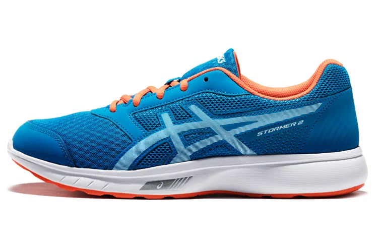 ASICS Stormer 2 Running Shoes Men's Low Top Blue/White