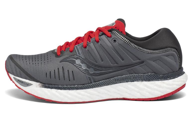 saucony Hurricane 22 ‘Charcoal Red’