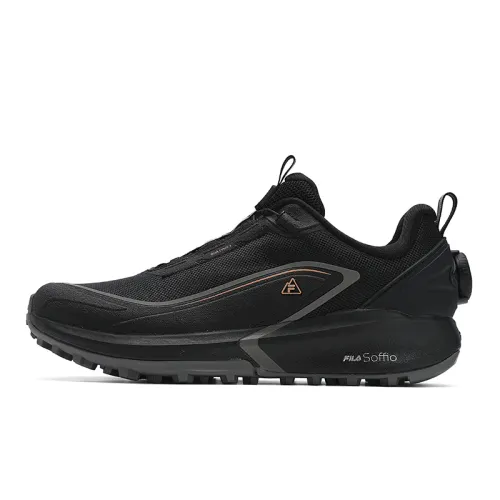 FILA Wear resistant And Lightweight Low top Running Shoes Women's Black