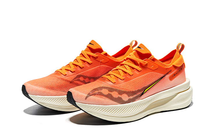 Saucony IDLING Cruise Cushioning Breathable Low top Casual Running Shoes Unisex Orange