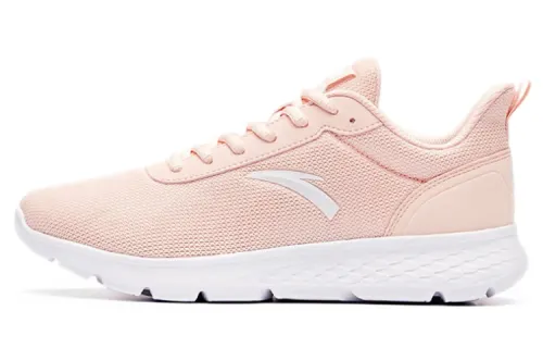 Anta Cushioning Lightweight Low top Running Shoes Women's Light Pink