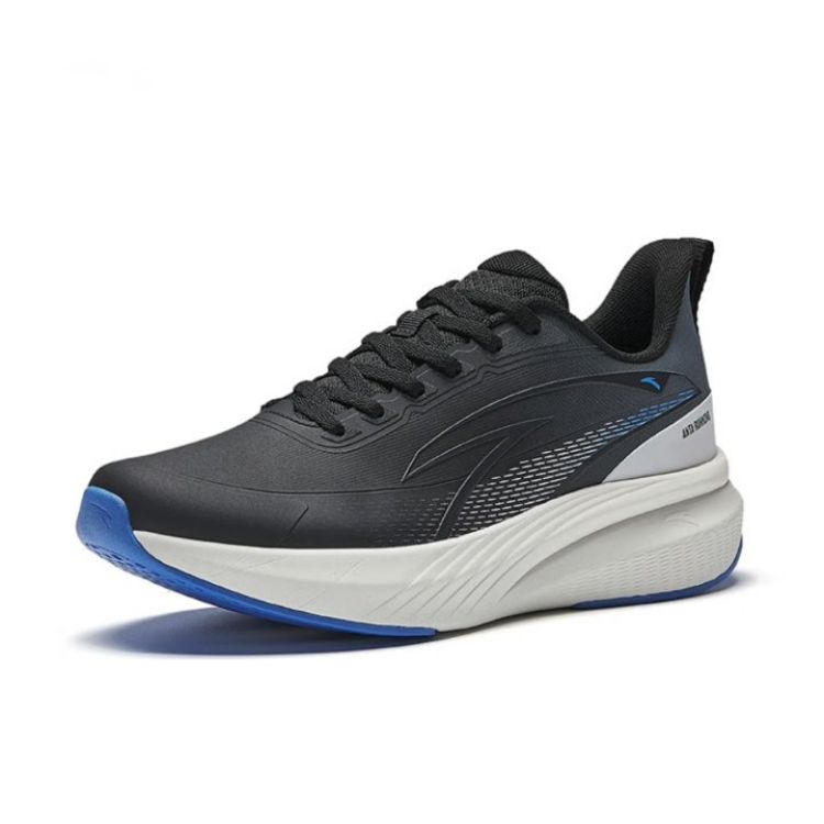 Anta Cloud Trail Slip Resistant Abrasion Resistant Low top Running Shoes Men’s Black White