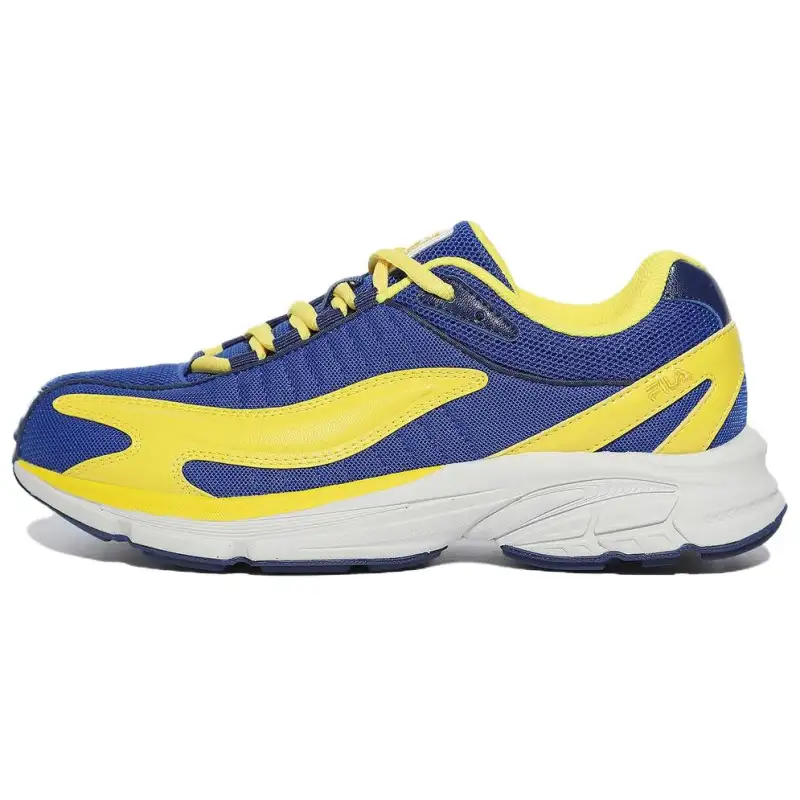 FILA Low top Casual Shoes Unisex Blue Yellow