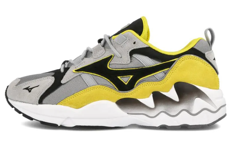 Mizuno Wave Rider 1 Textile, Synthetic Leather Slip Resistant, Abrasion Resistant, Breathable Low top Running Shoes
