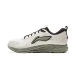 Li Ning Cushioning Slip Resistant Abrasion Resistant Low top Casual Running Shoes Men's Beige Black Green