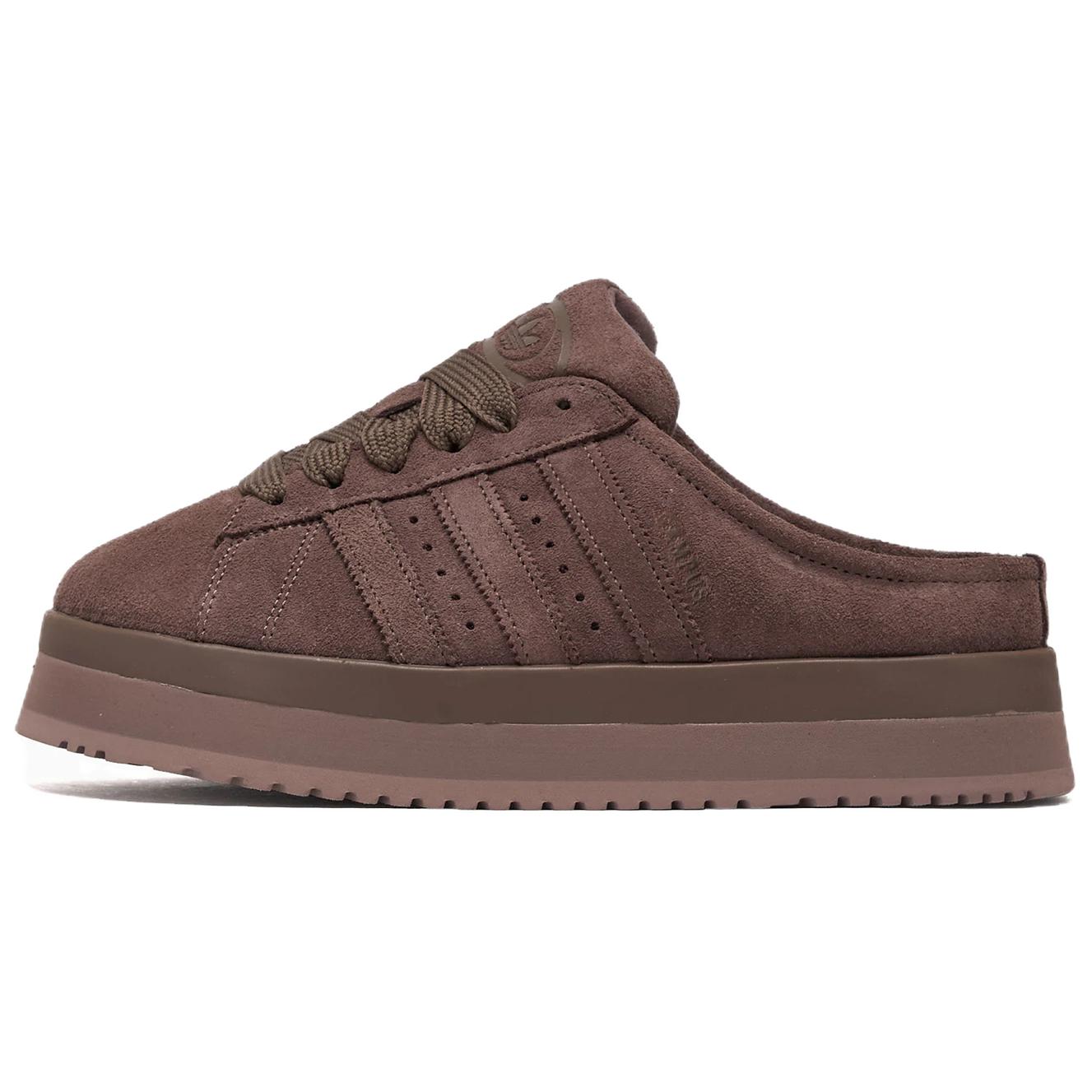 Женские сабо adidas CAMPUS 00s (коричневые)