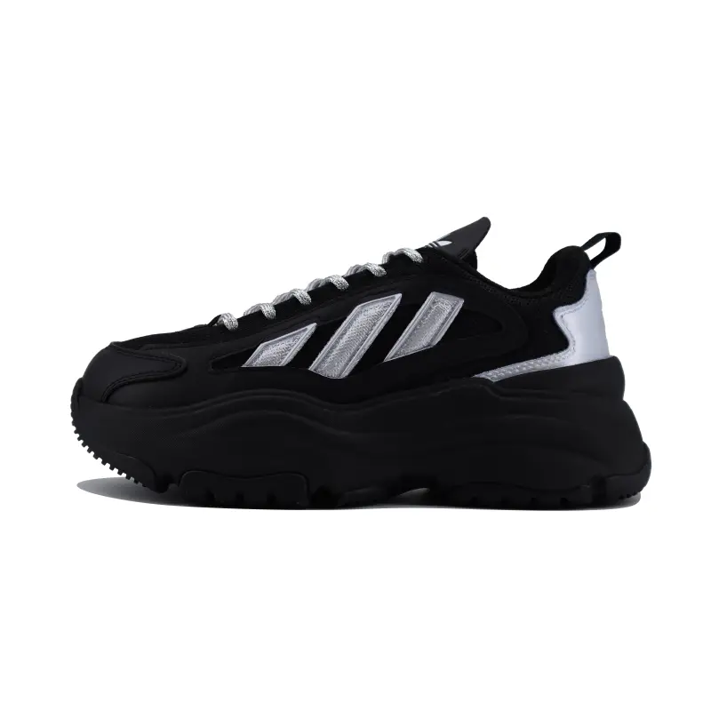 Adidas Originals OZGAIA Slip Resistant Abrasion Resistant Low top Casual Shoes Women's Black Silver