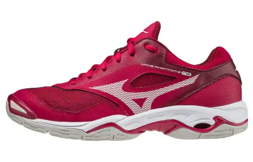 Mizuno Wave Phantom 2 NB Cushioning Slip Resistant Abrasion Resistant Low top Running Shoes Women's Brown Red