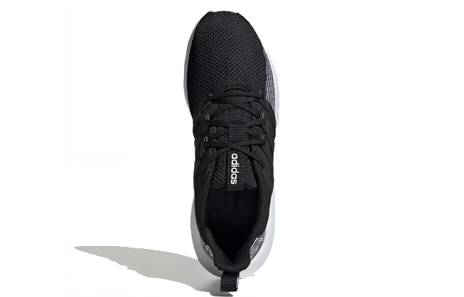 Мужские кроссовки adidas neo Questar Flow (черно-белые) — фото 4