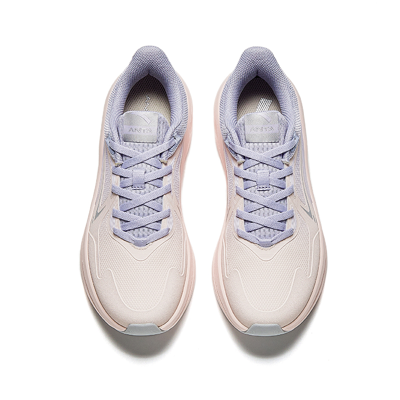 Anta Running Collection Textile, EVA Slip Resistant Abrasion Resistant Low top Running Shoes Women’s Pink Purple