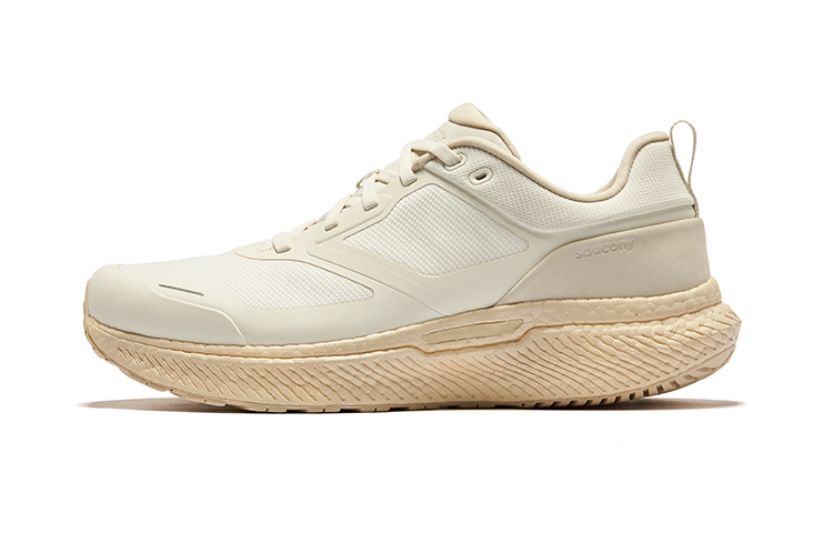 Saucony Slip Resistant Cushioning Low top Running Shoes Unisex White