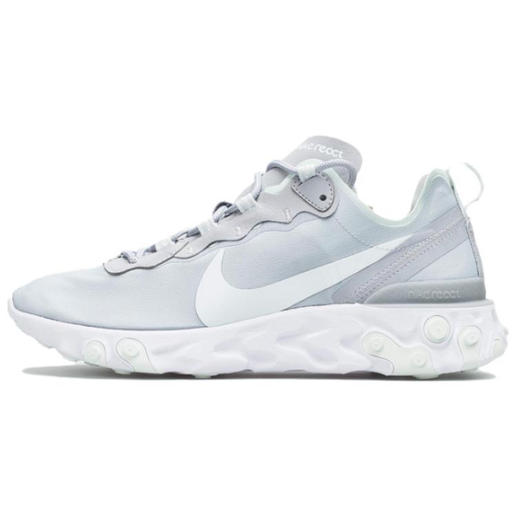 Nike React Element 55 Wolf Grey Ghost Aqua Women’s
