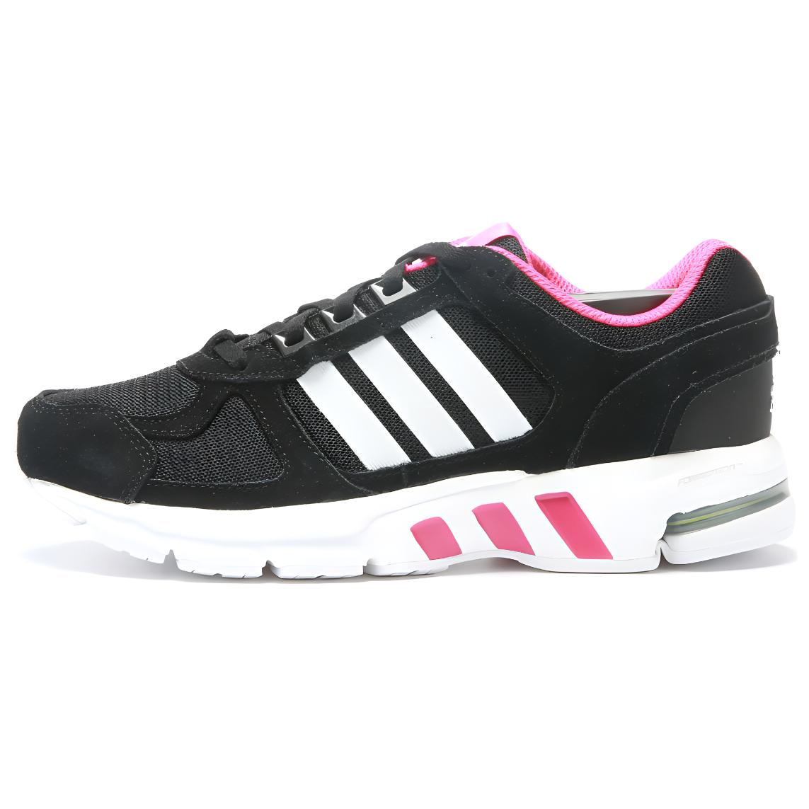 Adidas Equipment 10 Cushioning Slip Resistant Abrasion Resistant Low top Running Shoes Unisex Black Purple