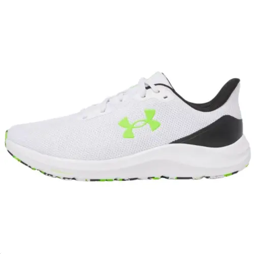 Under Armour Charged Pursuit 4 Abrasion Resistant Low top Casual Running Shoes Men's White