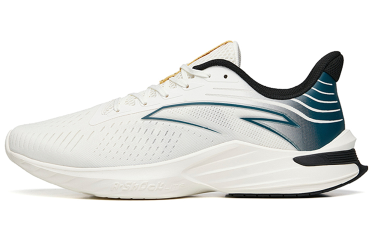 Anta DuCi1 Breathable Lightweight Breathable And Lightweight Low top Running Shoes Men's White Black Green