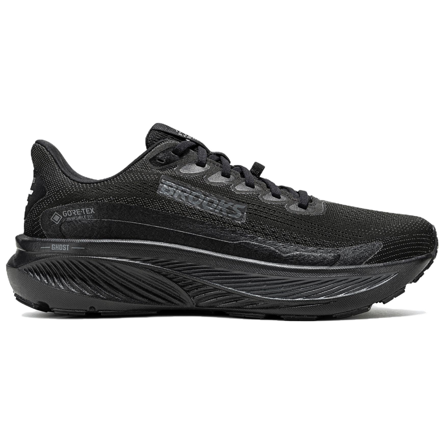 Brooks Ghost 17 Cushioning Abrasion Resistant Waterproof And Breathable Running Shoes Men’s Black