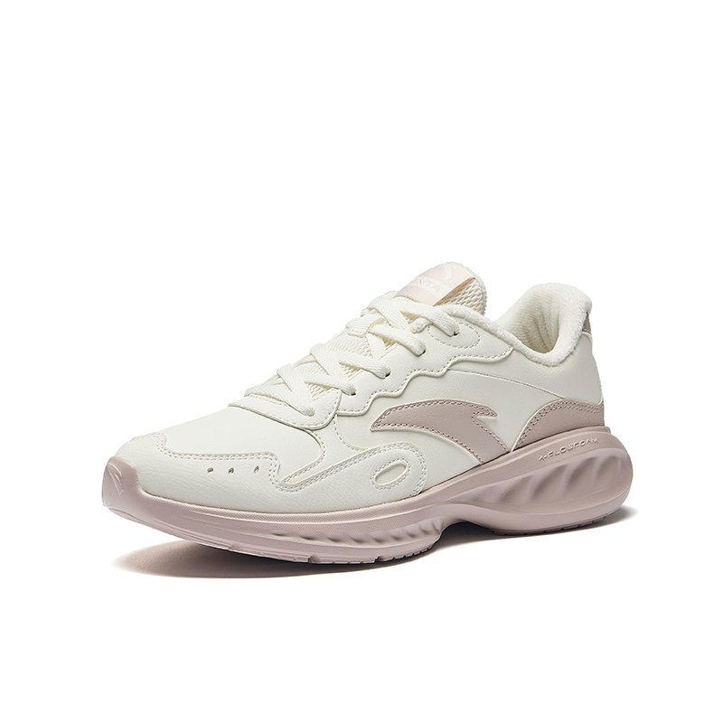Anta Running Collection Minimalist Style Comfortable Fleece Lined Mesh, Textile, Synthetic Leather