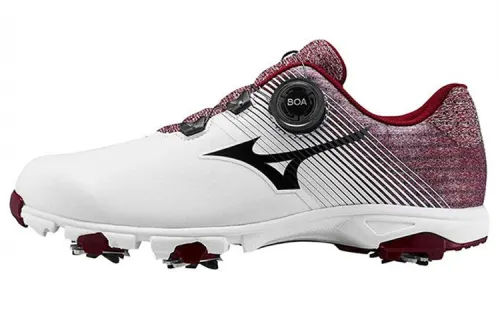 Mizuno Textile, Synthetic Leather Cushioning Slip Resistant Abrasion Resistant Breathable Low top Golf Shoes Men's