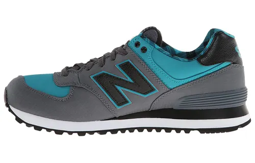 New Balance NB 574 Athleisure Low top Running Shoes Men's Gray Blue