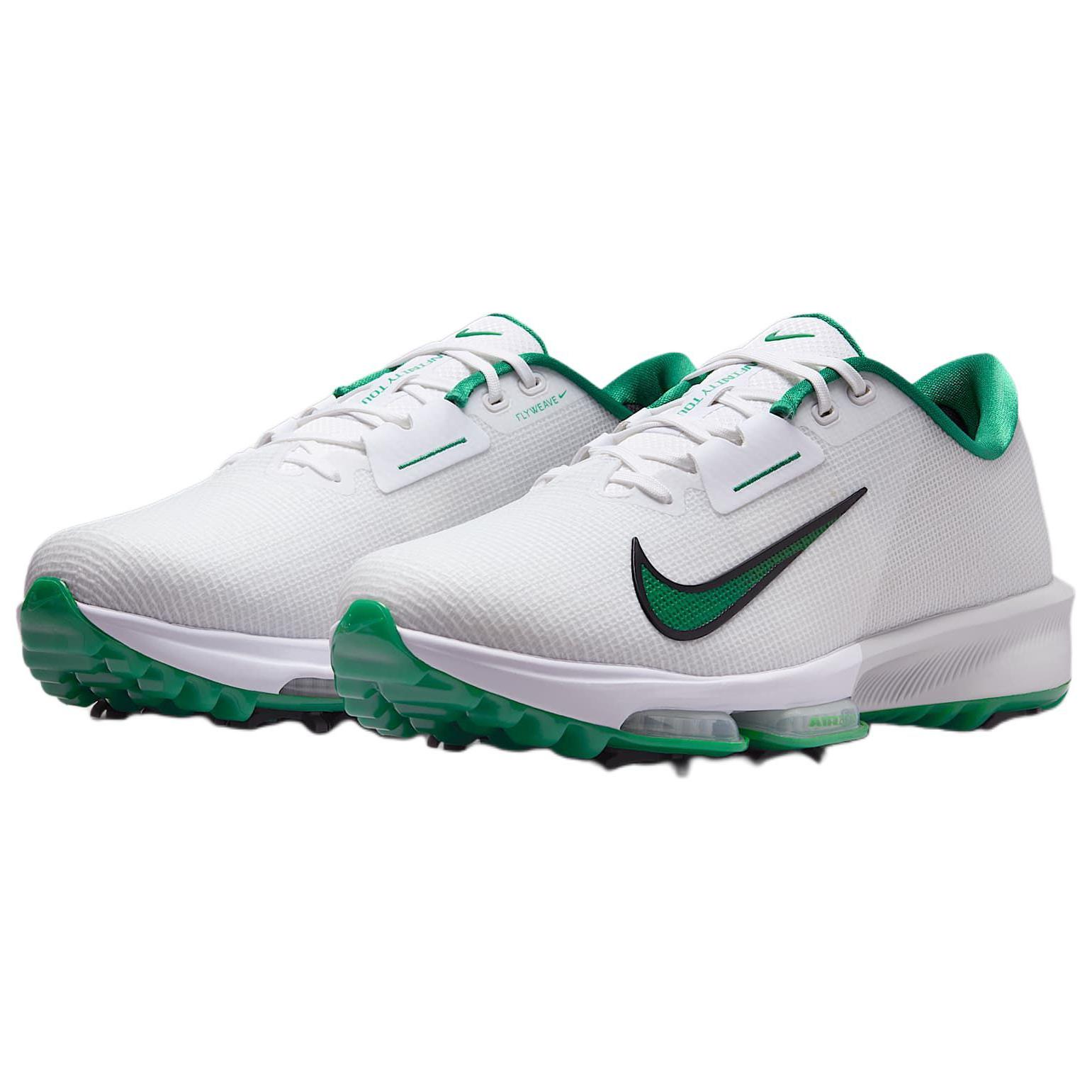 Nike Infinity Tour BOA 2 Slip Resistant Abrasion Resistant Low top Golf Shoes Men’s White Green