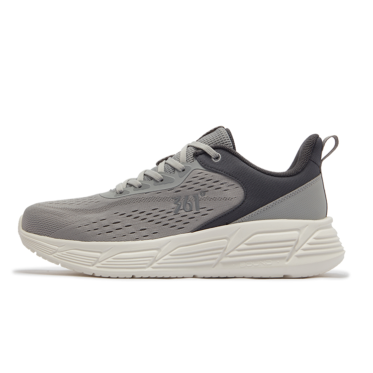 361° Slip Resistant, Abrasion Resistant, Breathable Low top Running Shoes Men’s Recycling Gray