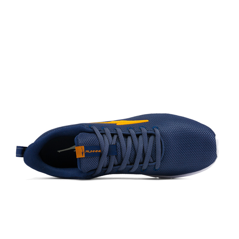 Erke Lightweight Rebound Low top Casual Running Shoes Men’s Blue Yellow