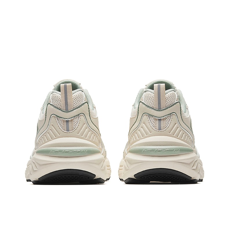 Anta AT959 Slip Resistant Breathable Lightweight Rebound Low top Casual Running Shoes Women’s Beige Green