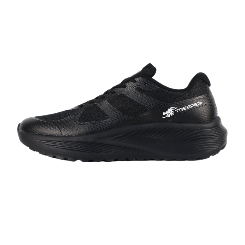 TREEPERI Low top Running Shoes Unisex Black