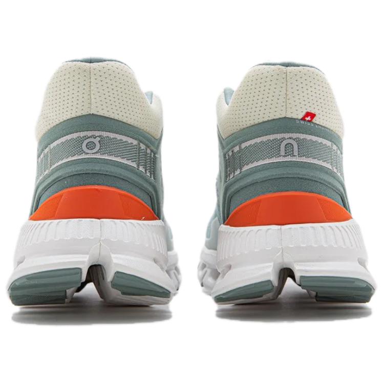 On Cloud Hi Cushioning Slip Resistant Abrasion Resistant Low top Running Shoes Women’s Gray Blue