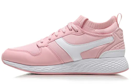 Li Ning Running Shoes Women's Low Top Pink White