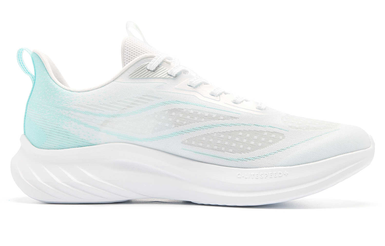 QIAODAN Light Speed 5.0LITE Low top Casual Running Shoes Men’s White Blue
