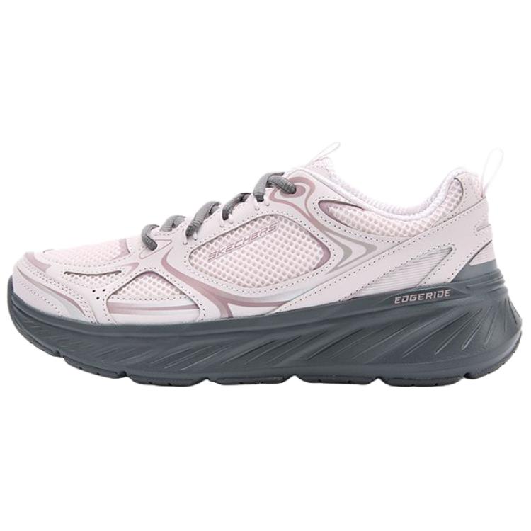 Skechers Edgeride Breathable And Lightweight Low top Running Shoes Women’s Pink Black