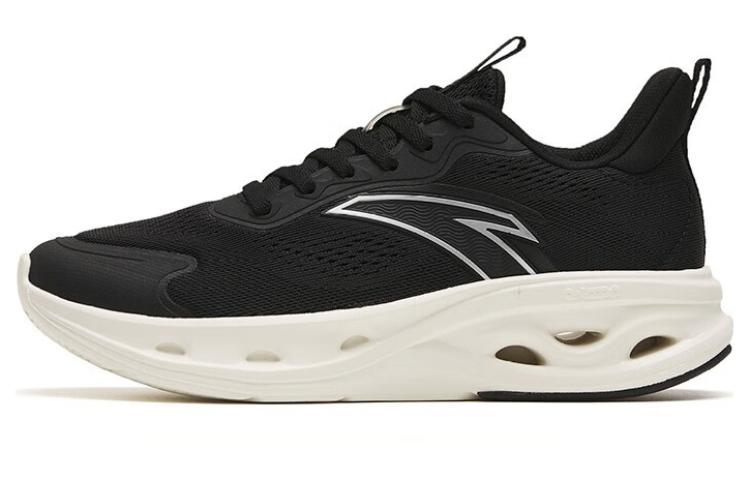 Anta Energy Ring Comfortable Slip Resistant, Abrasion Resistant, Lightweight Low top Running Shoes Women's Black White
