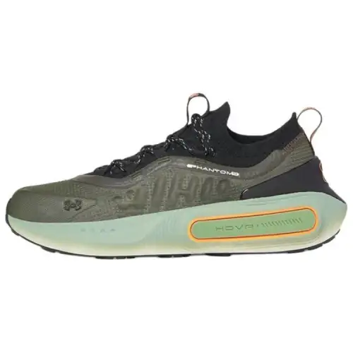 Under Armour Phantom 4 Comfortable Abrasion Resistant Low top Casual Shoes Men's Green Black