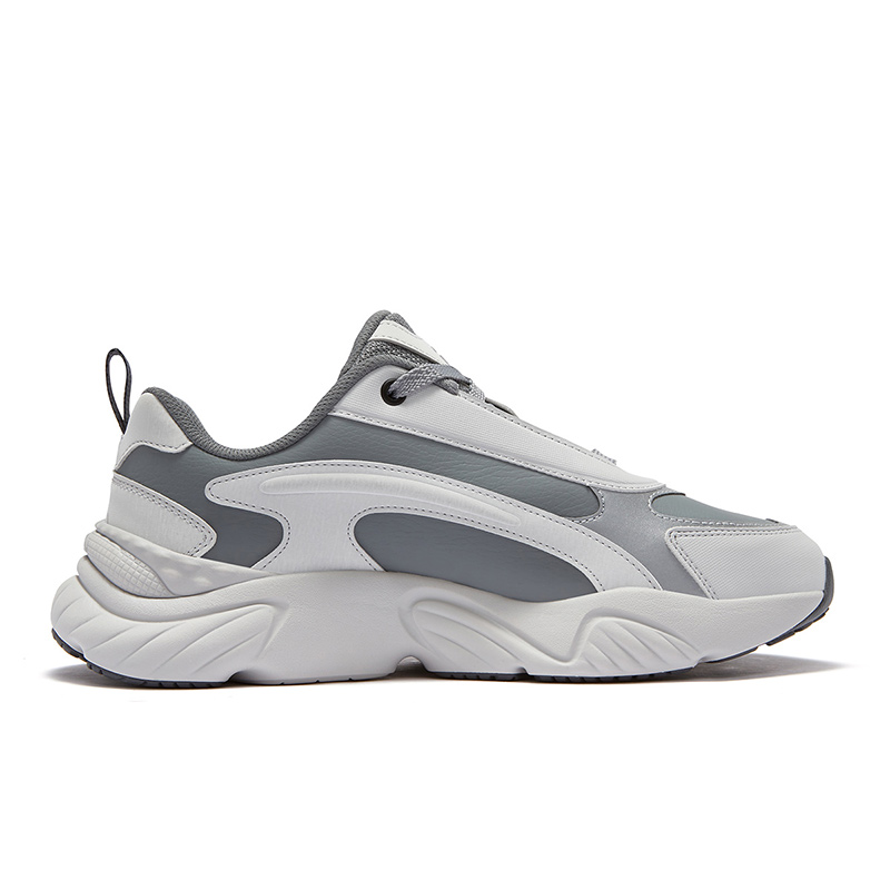 FILA FUSION Conch D Abrasion Resistant Low top Casual Running Shoes Men’s Gray
