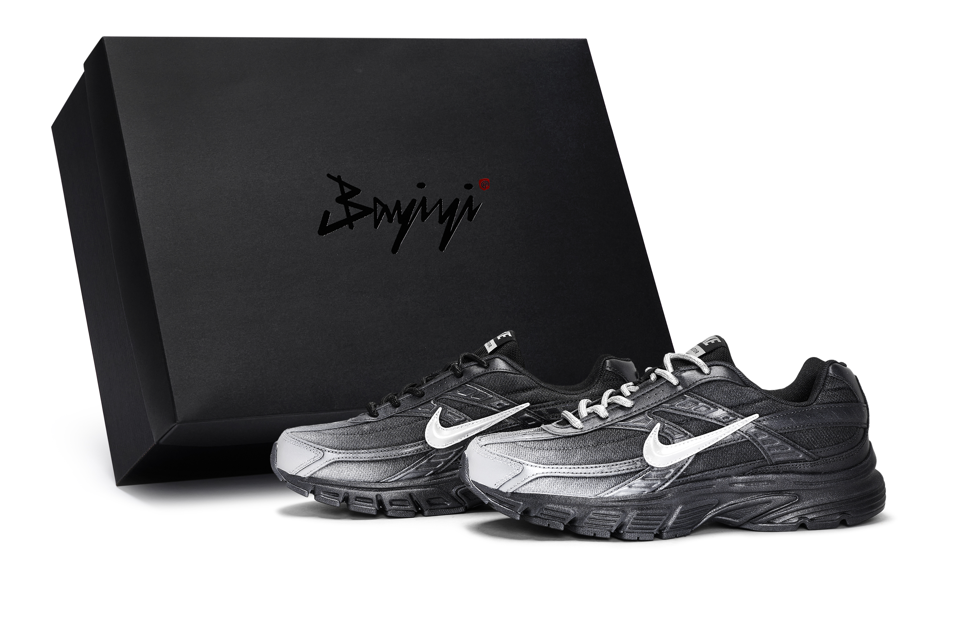 Nike Initiator Slip Resistant Abrasion Resistant Slip Resistant Abrasion Resistant Low top Running Shoes Men’s